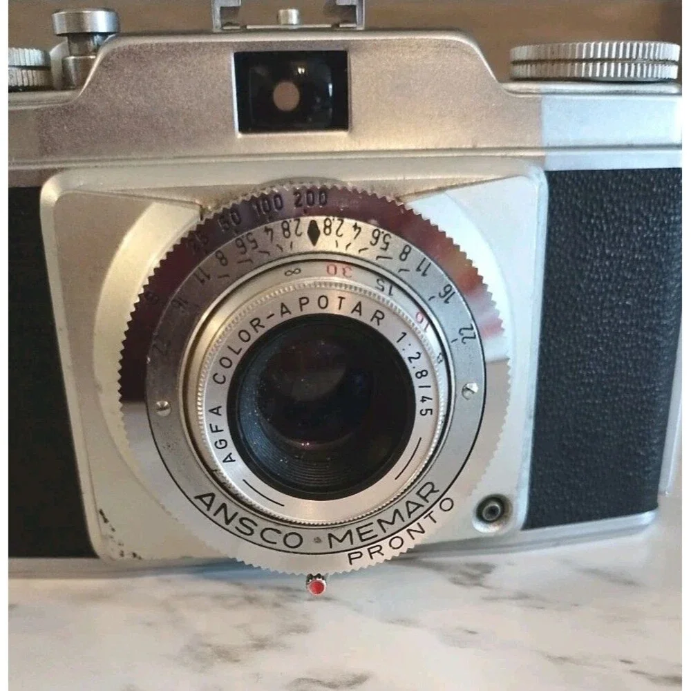 Vintage Ansco Memar Pronto 35mm Rangefinder Camera Germany Untested